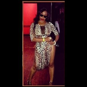 High Split Leopard Dress!